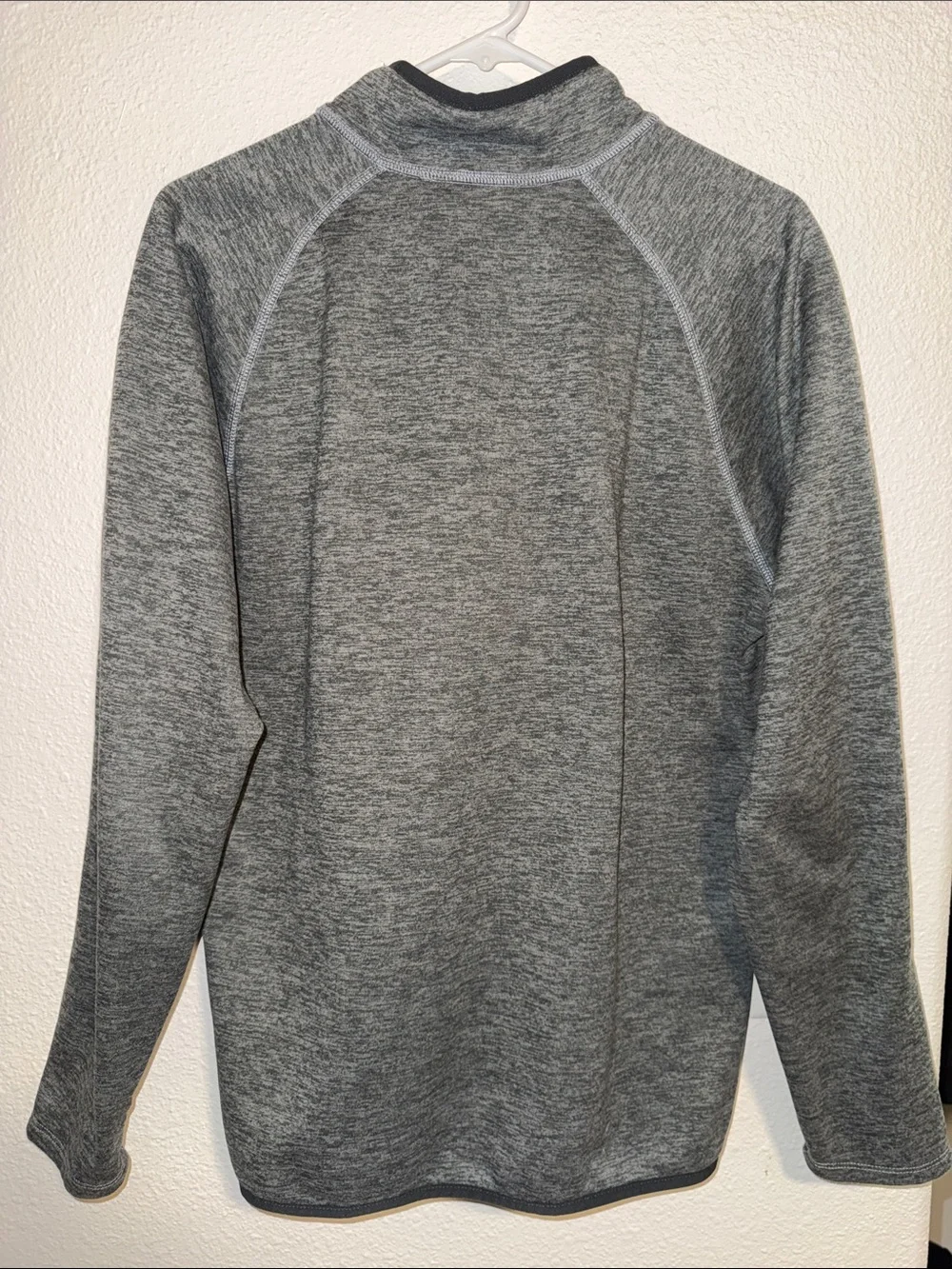 The North Face Men's Heather Gray Half-Zip Pullover